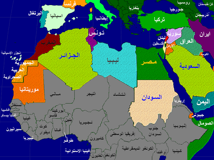 خريطة العالم بالعربي واضحة - افضل رسومات للخريطة بالعربي 11239