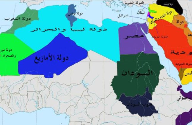 خريطة العالم بالعربي واضحة - افضل رسومات للخريطة بالعربي 11239 5